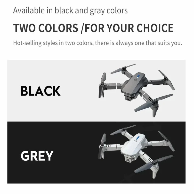 E88 Mini Drone 4K HD Kamera Wi - Drone Kit Tricopter incelemesi ve fiyatı