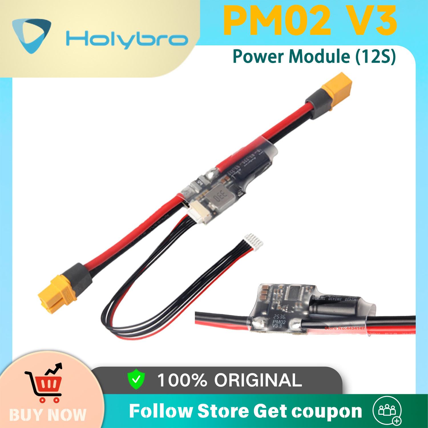 Holybro PM02D Güç Modülü 2S-12 - Drone Kit Hexacopter incelemesi ve fiyatı